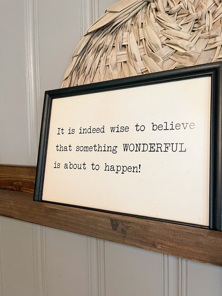 Words to Remember Wall Decor