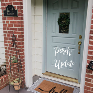 Porch Update