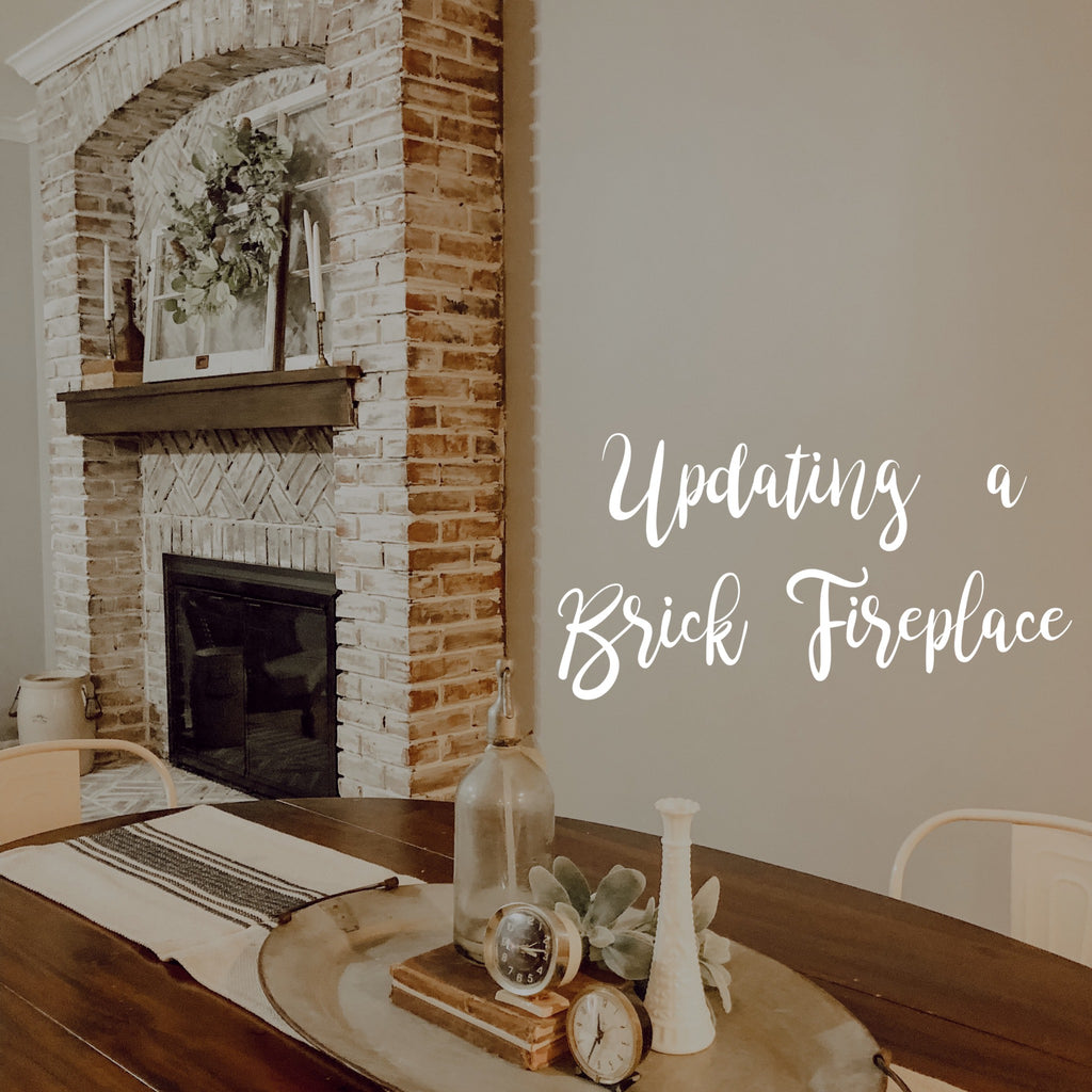 Updating A Brick Fireplace